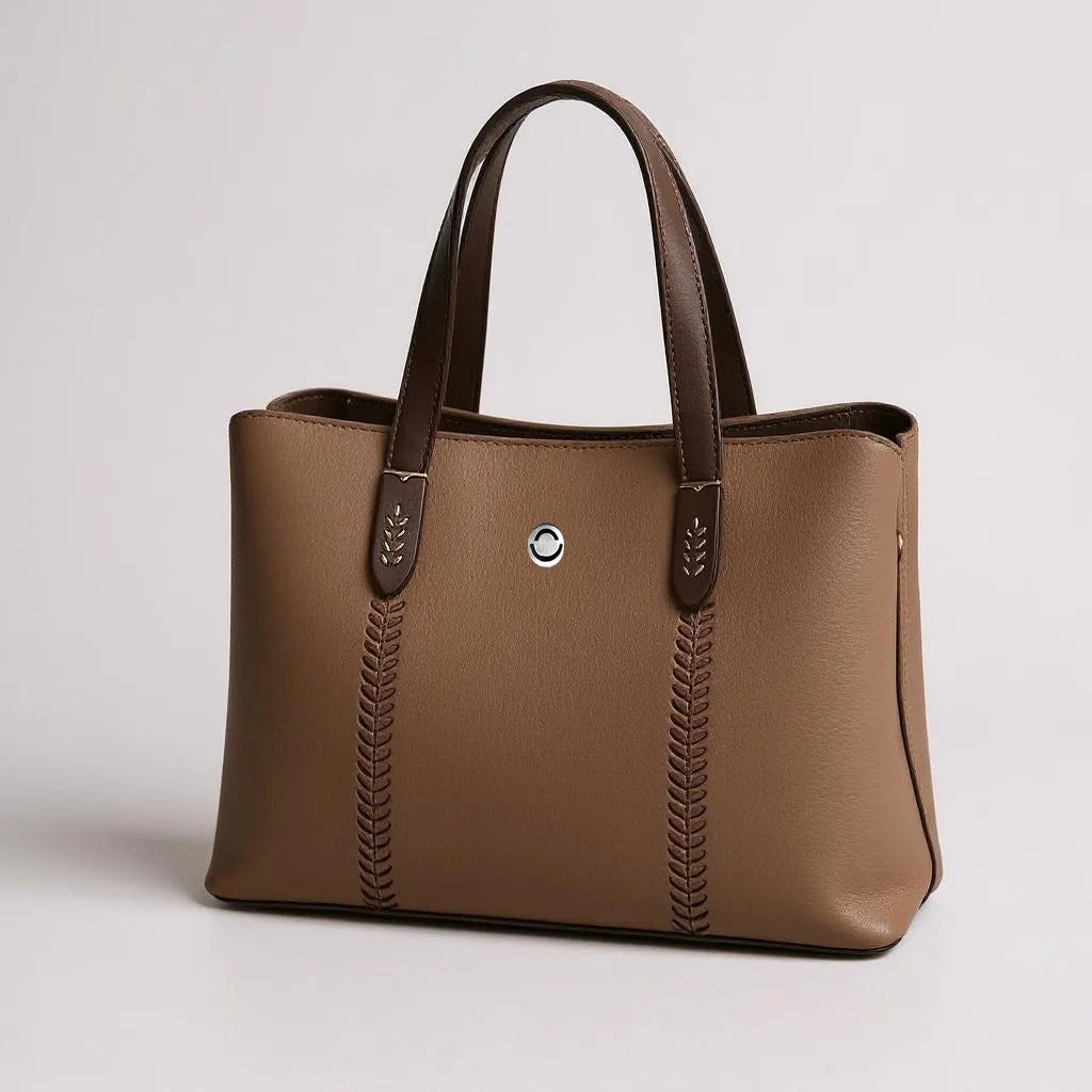 Omax Leather Tote Shoulder Handbag for women FL2029
