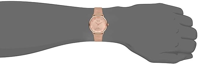 Omax Rose Gold Stainless Steel Watch for Women 00FMB010600F