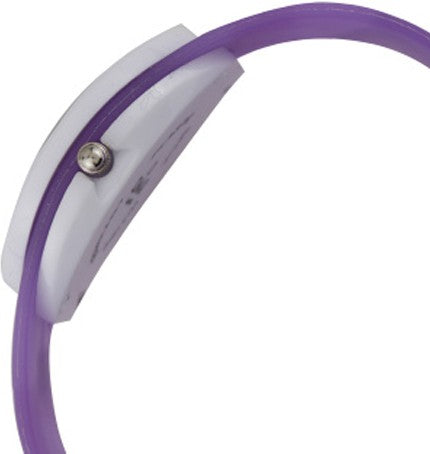 Omax Kids Analog Watch with White Dial & Purple Band - KD145