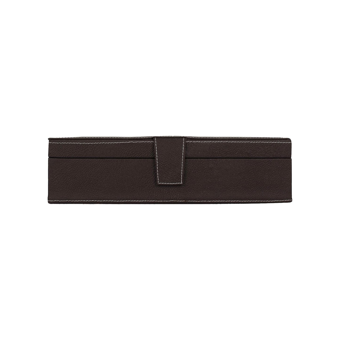 Vegan Leather Wooden Watch and Jewellery Box Organiser