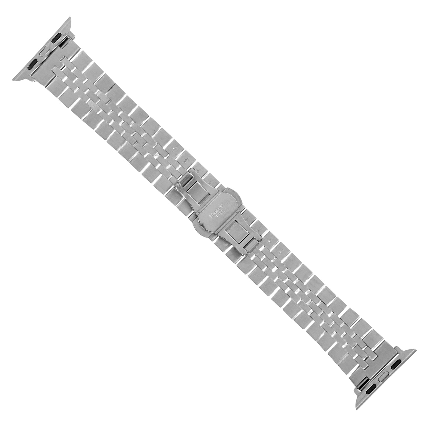 Omax Stainless Steel Metal Chain Bands Compatible with Apple Watch Band Ultra 2 49mm 45mm 44mm 42mm for iWatch Bands Ultra Series 9 8 7 6 5 4 3 2 1 SE SE2 FMS108