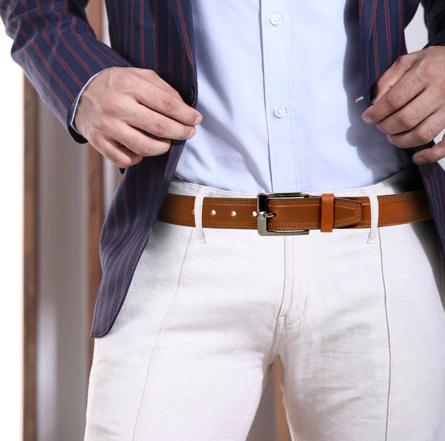 Omax Genuine Leather Premium Belts for men BLTBTL018