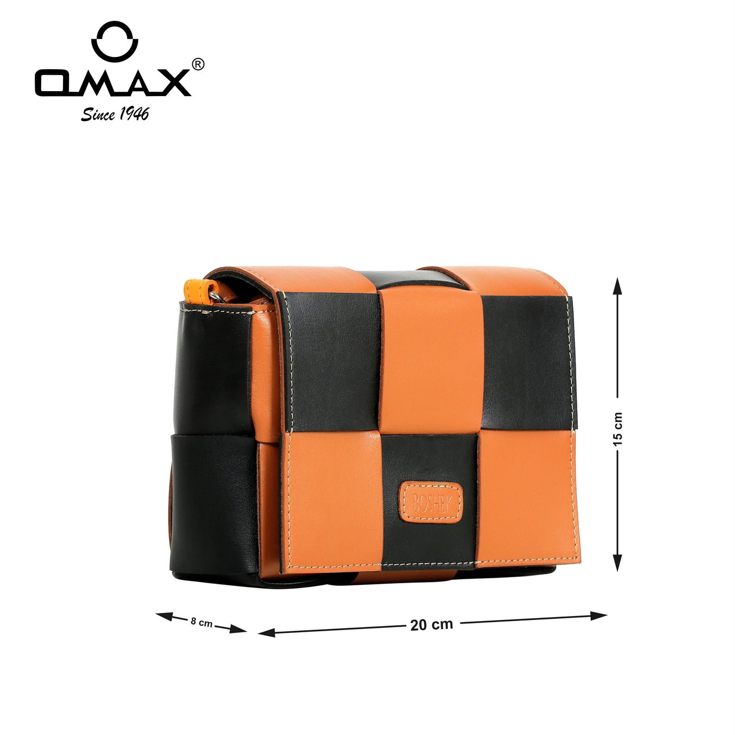 OMAX Real Leather Mini Cross body handbag for Women- FL49