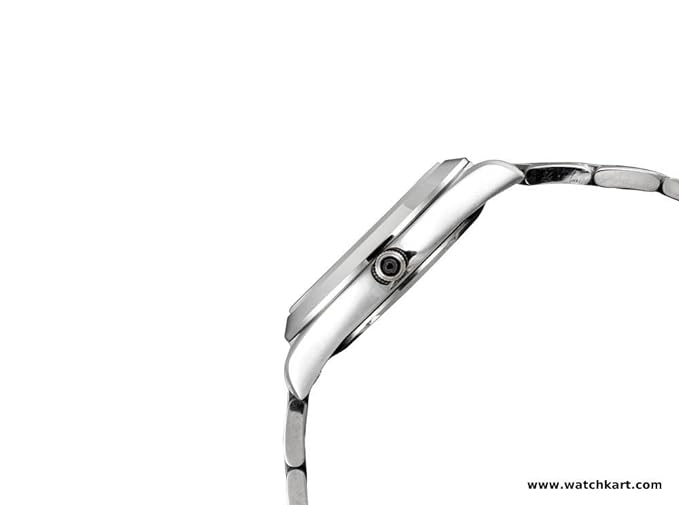OMAX Supreme Men’s Analog Watch | Stainless Steel Strap & Case | Silver Dial Wrist Watch | SS154