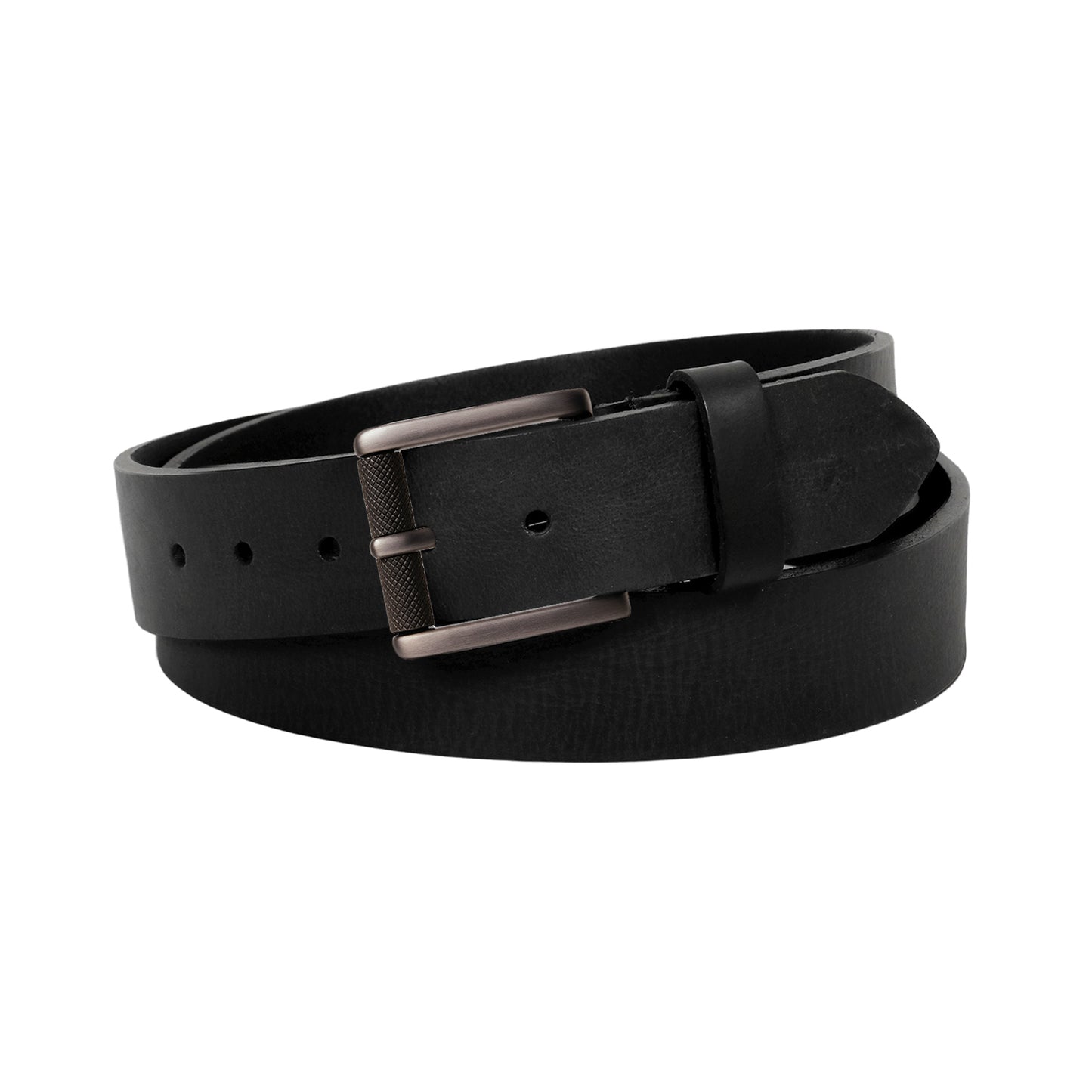 Omax Black Glossy Genuine Leather Premium Belts for men BLTBTL020