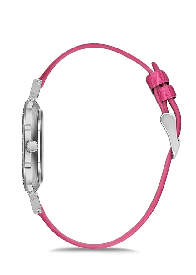 OMAX Sunset Collection Analog Colored Dial Watches for Women (Dial Matching Colored Leather Strap)-SU002