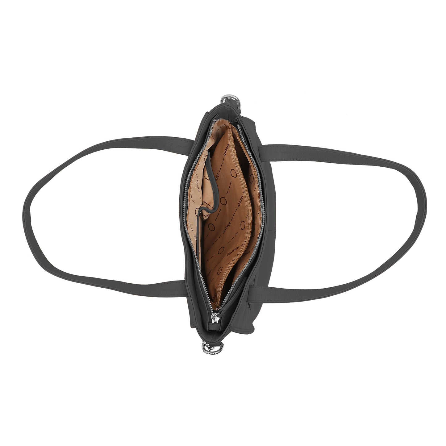 Omax Black Genuine Leather Handbag Bag LTHRL06