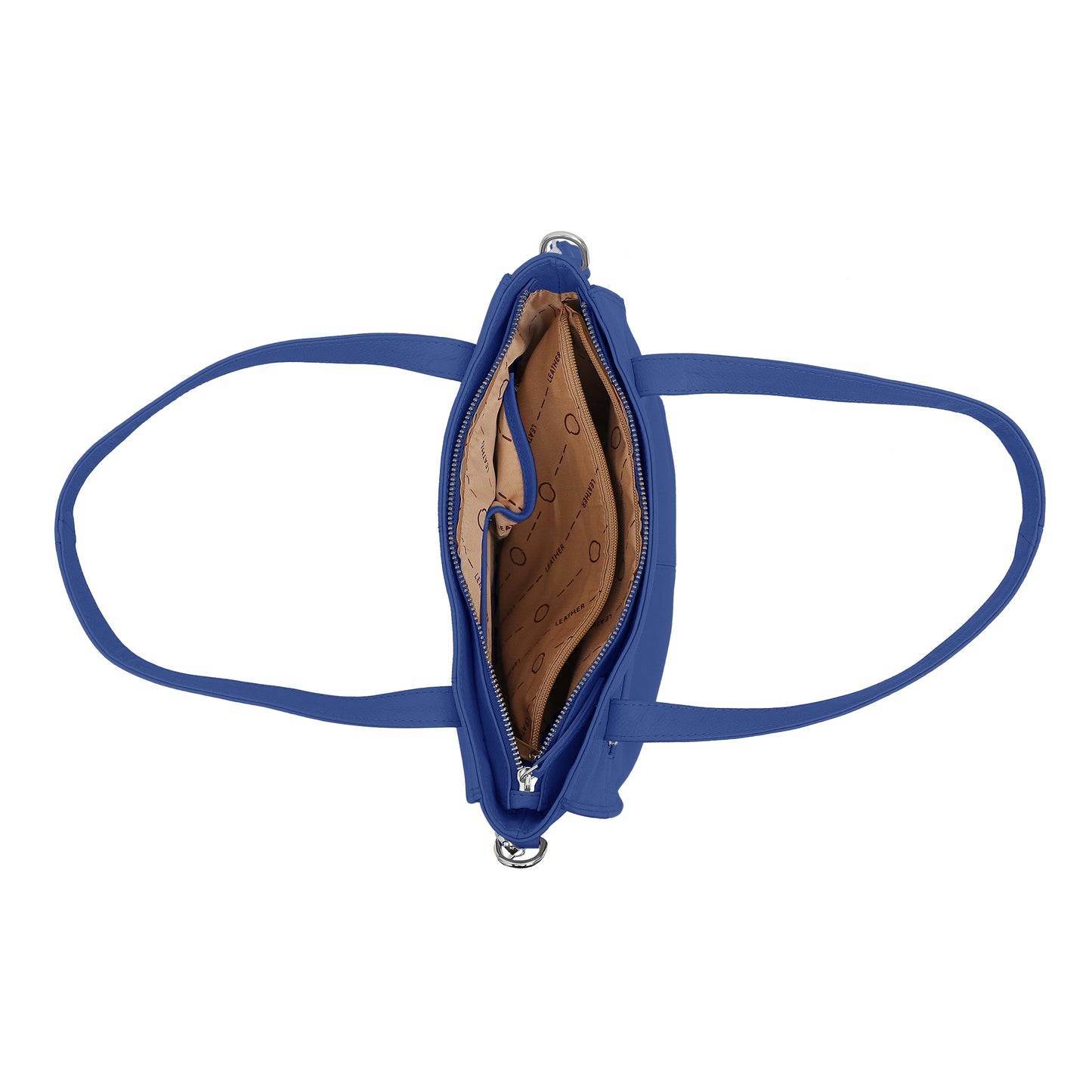 Omax Blue Genuine Leather Handbag Bag LTHRL06