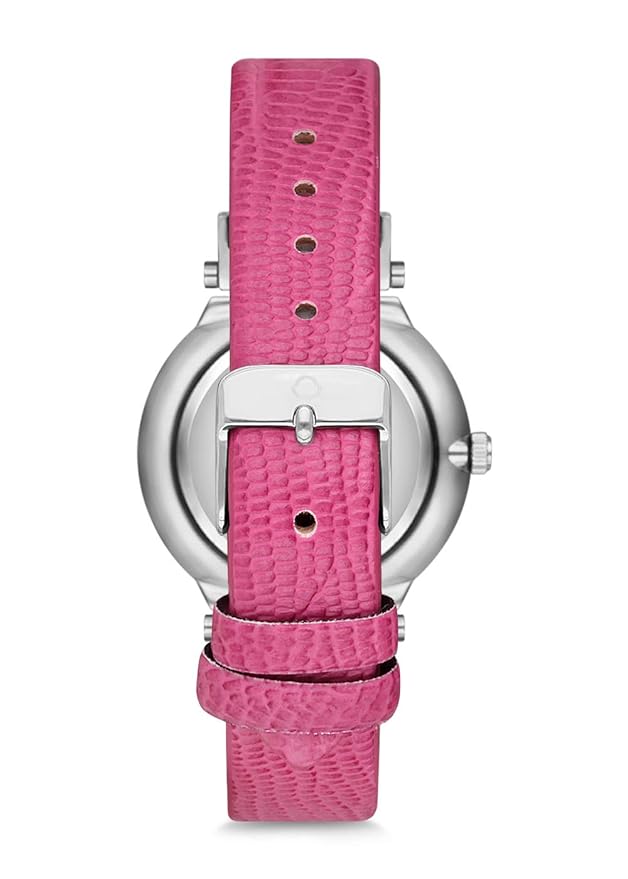 OMAX Sunset Collection Analog Colored Dial Watches for Women (Dial Matching Colored Leather Strap)-SU002