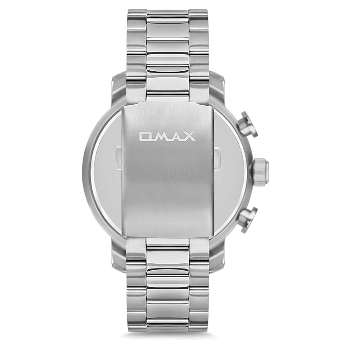 OMAX Analog Multifunction Black Dial Silver Stainless Steel bracelet Men’s Watch -GX16P26I