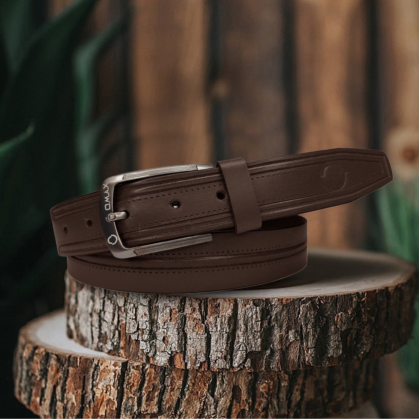 Omax brown Genuine Leather Premium Belts for men BLTBTL031