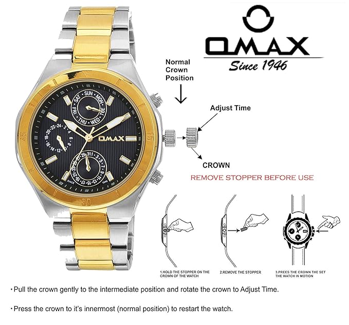 OMAX MEN WATCH SS627
