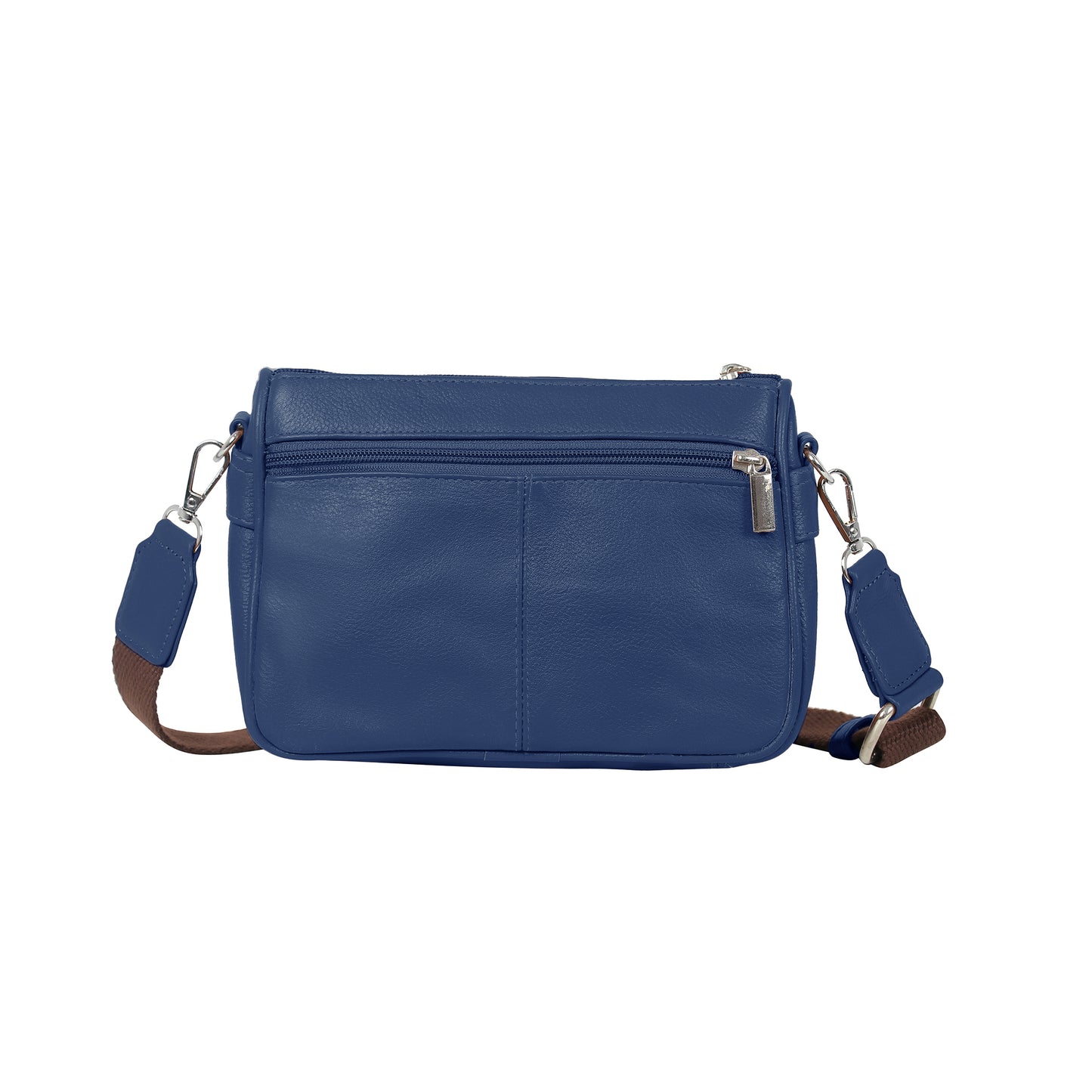 Boshek Blue Color Genuine Leather Mini Sling Cross Body Bag for Women FL65