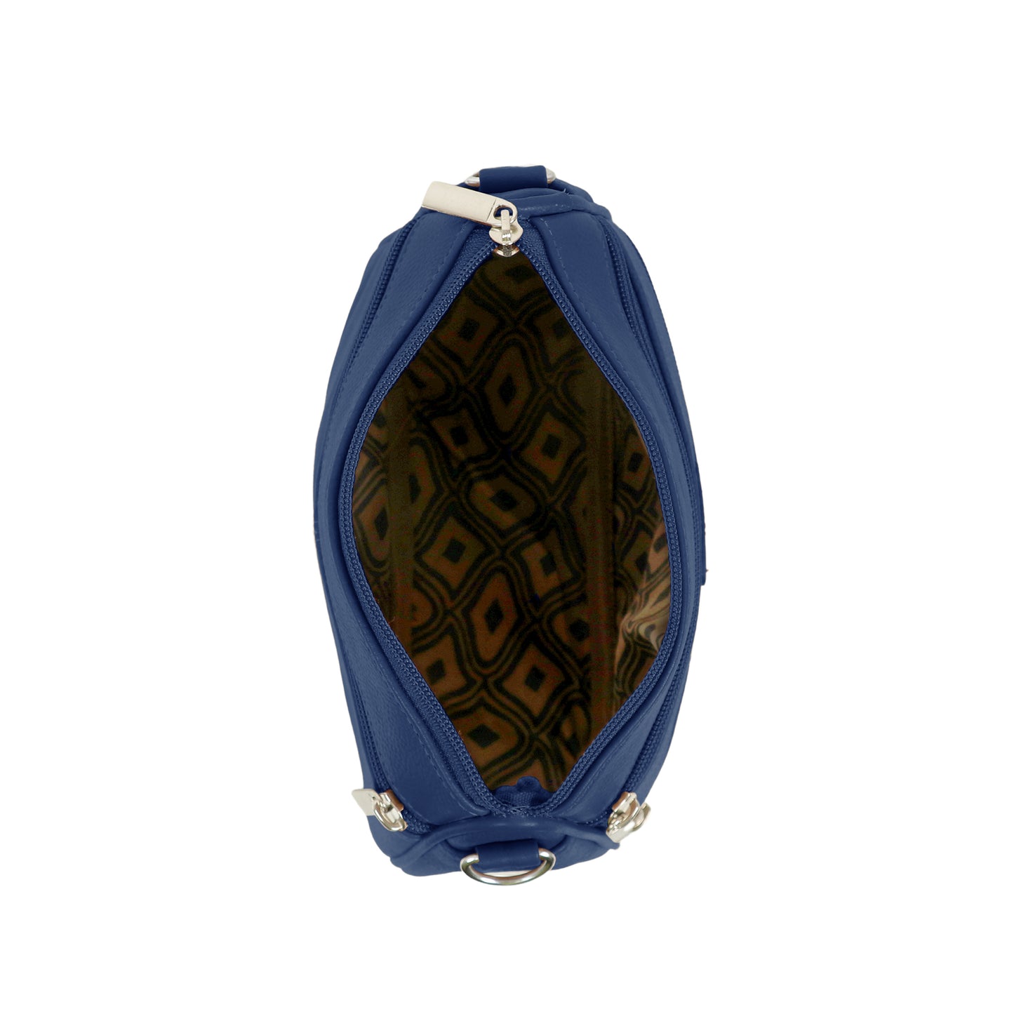 Boshek Blue Color Genuine Leather Mini Sling Cross Body Bag for Women FL65