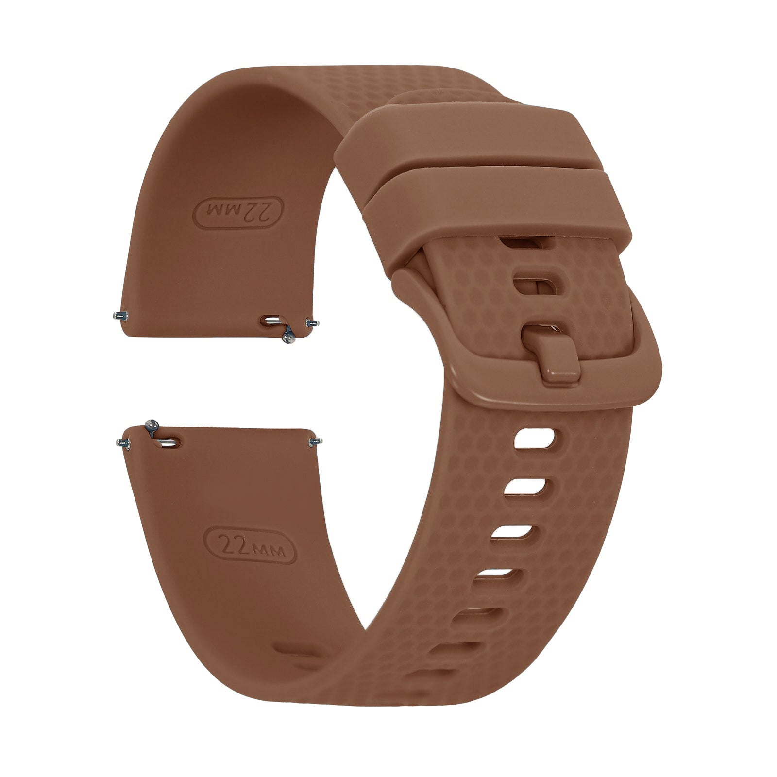 HOT Smart Watch Strap 22mm Buy Omax Brown Silicone Smart