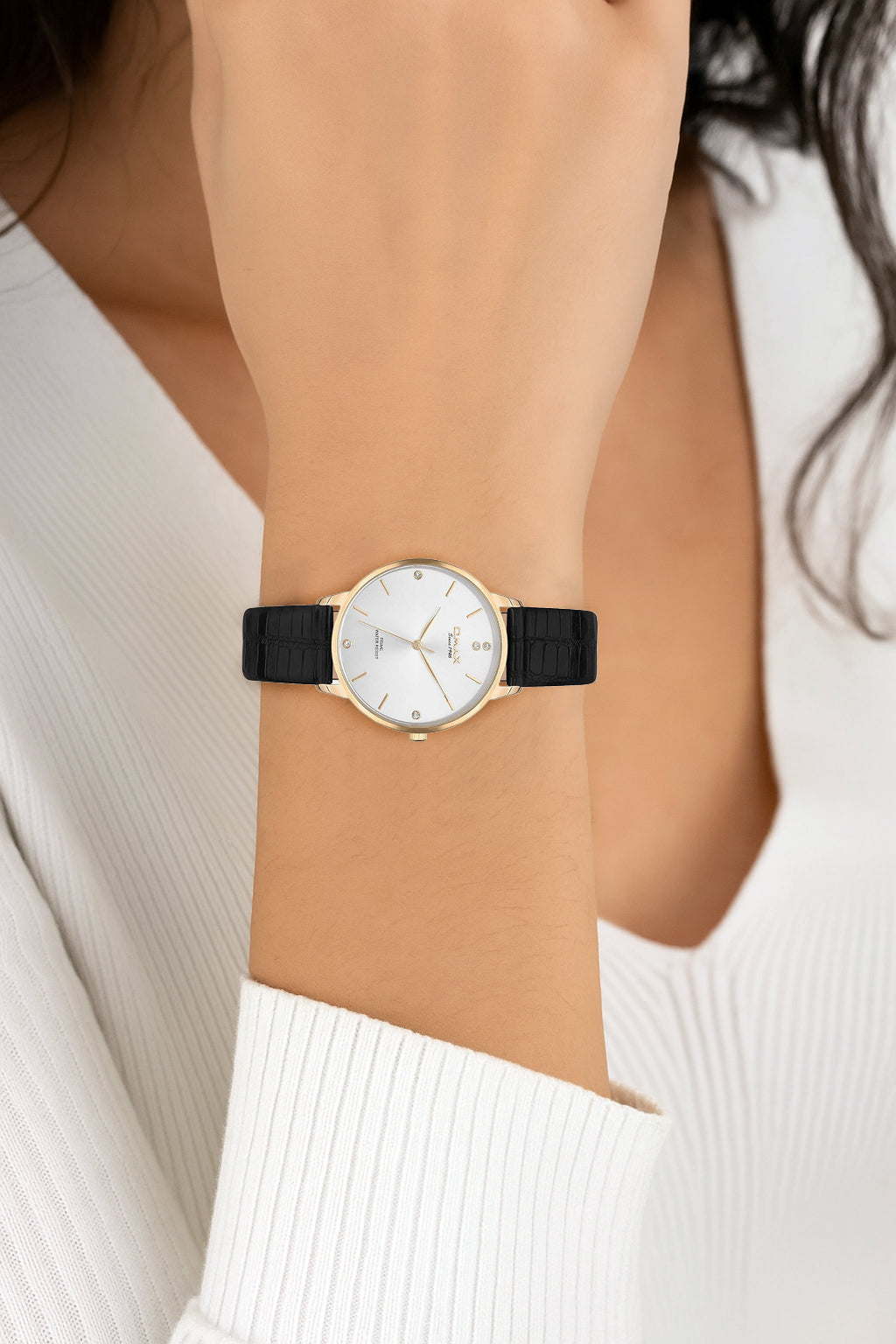 OMAX ANALOG WOMEN'S WATCH PM003 BLACK
