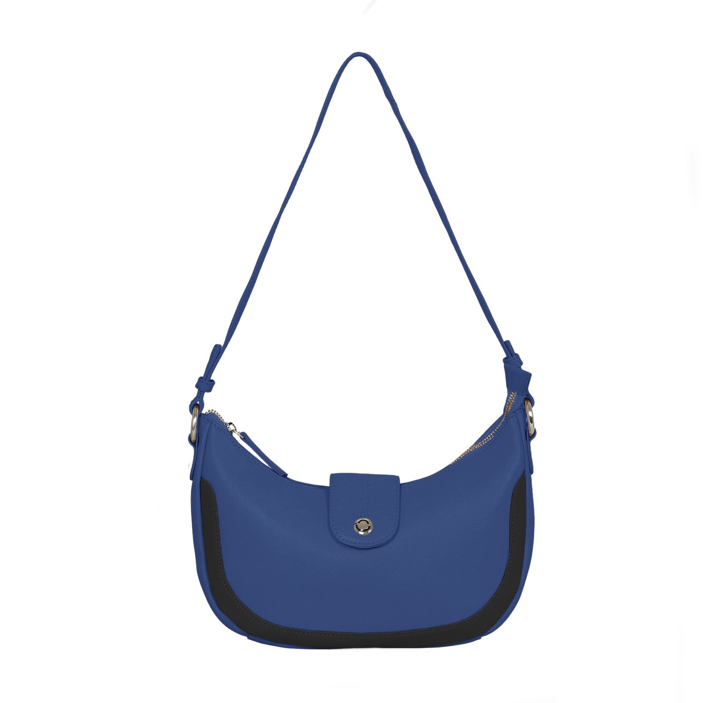 Omax Blue Boat Conrast Design Genuine Leather Sling Bag LTHRL5