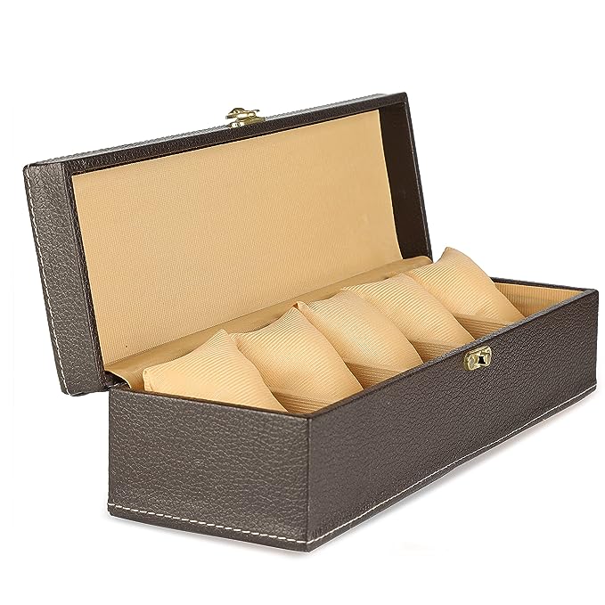 OMAX BROWN WATCH BOX