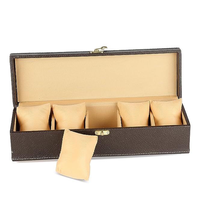 OMAX BROWN WATCH BOX