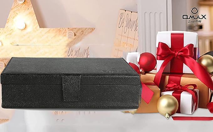 Faux Leather Wodden Watch and Jewellery Box-CSK01