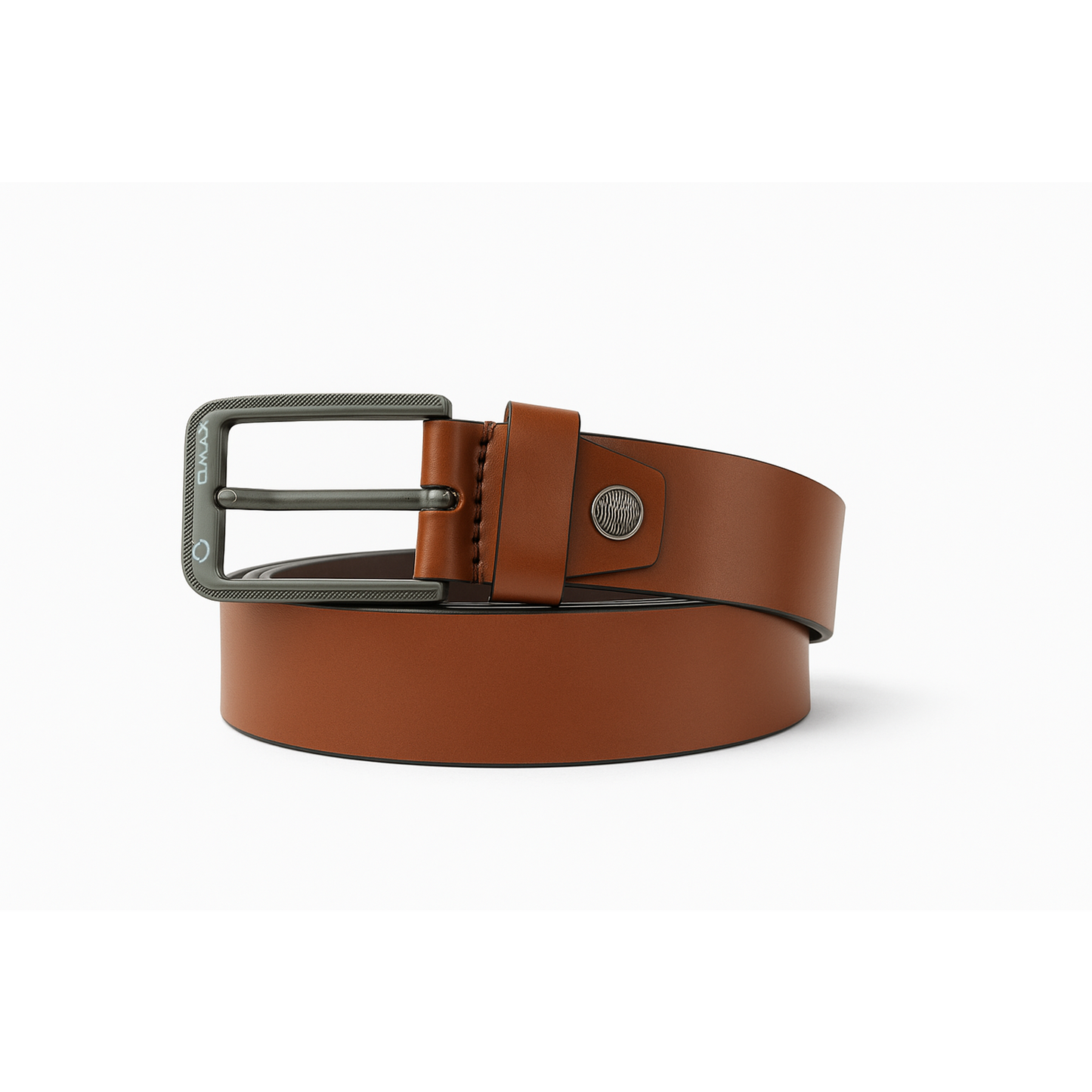 Omax Tan Glossy Genuine Leather Premium Belts for men BLTBTL021