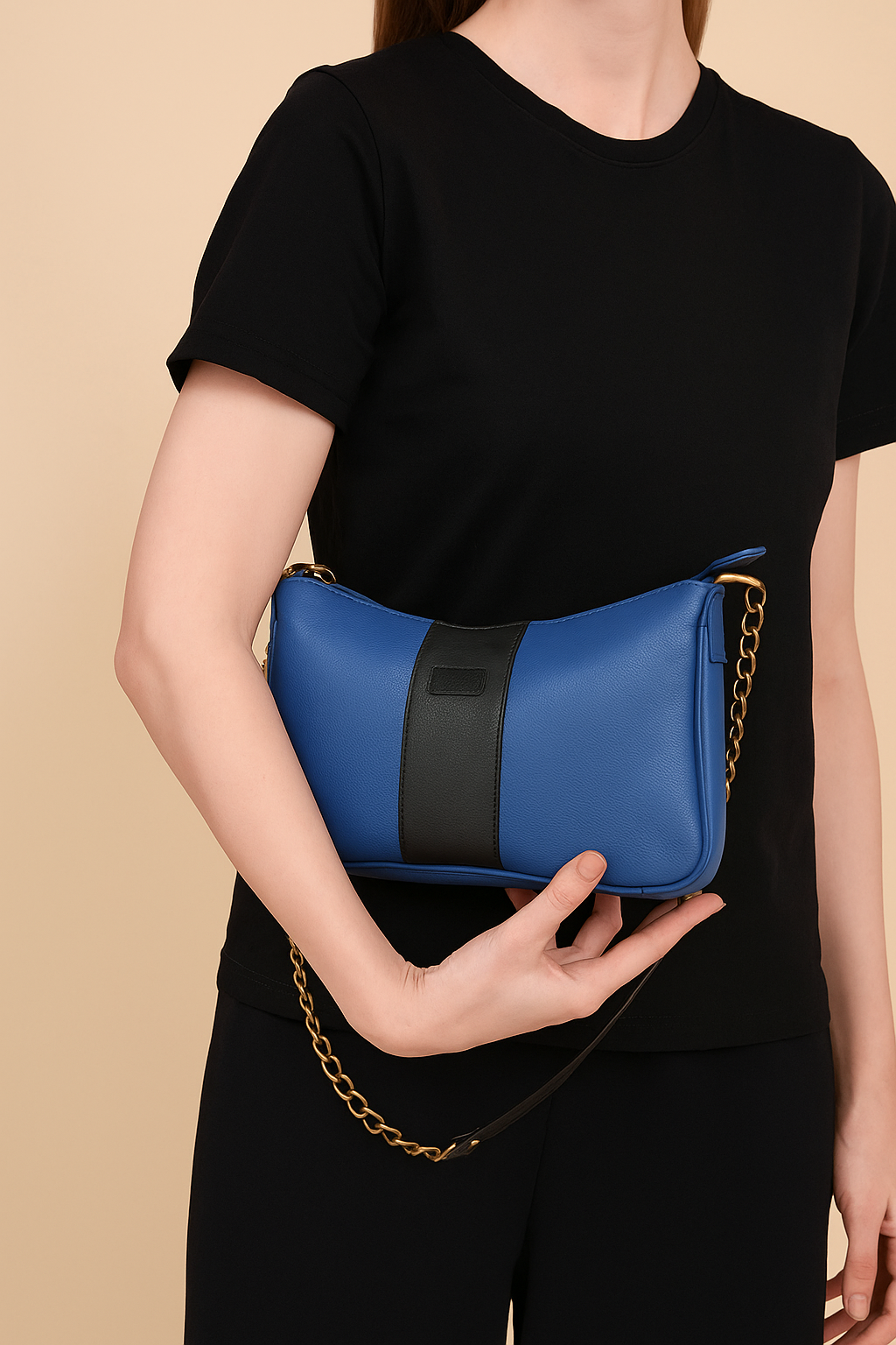 Omax Blue Full-Grain Genuine Leather Styles Branded Satchels Handbags & Shoulder Sling Bags, Ladies Purse for Women-LTHRL8