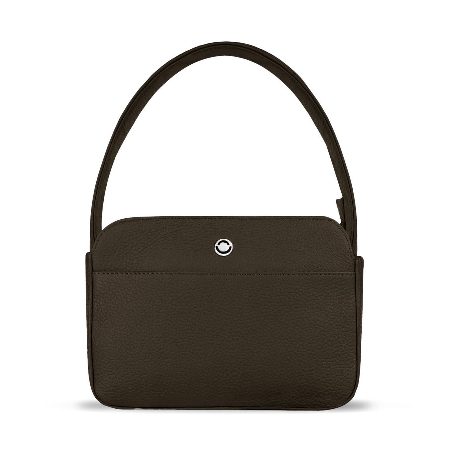 Omax Grey Color Genuine Leather Mini Satchel Handbag for Women FL21