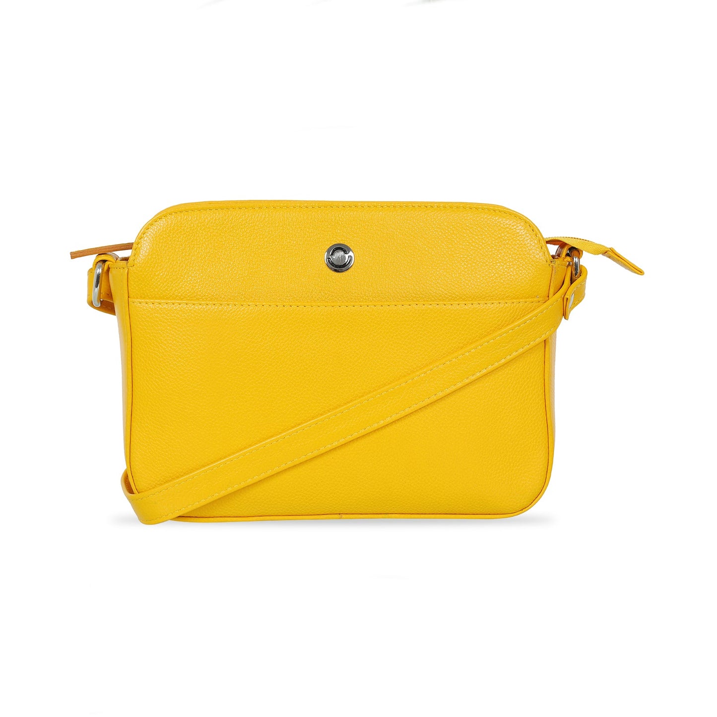 Omax Blue Color Genuine Leather Mini Satchel Handbag for Women FL21