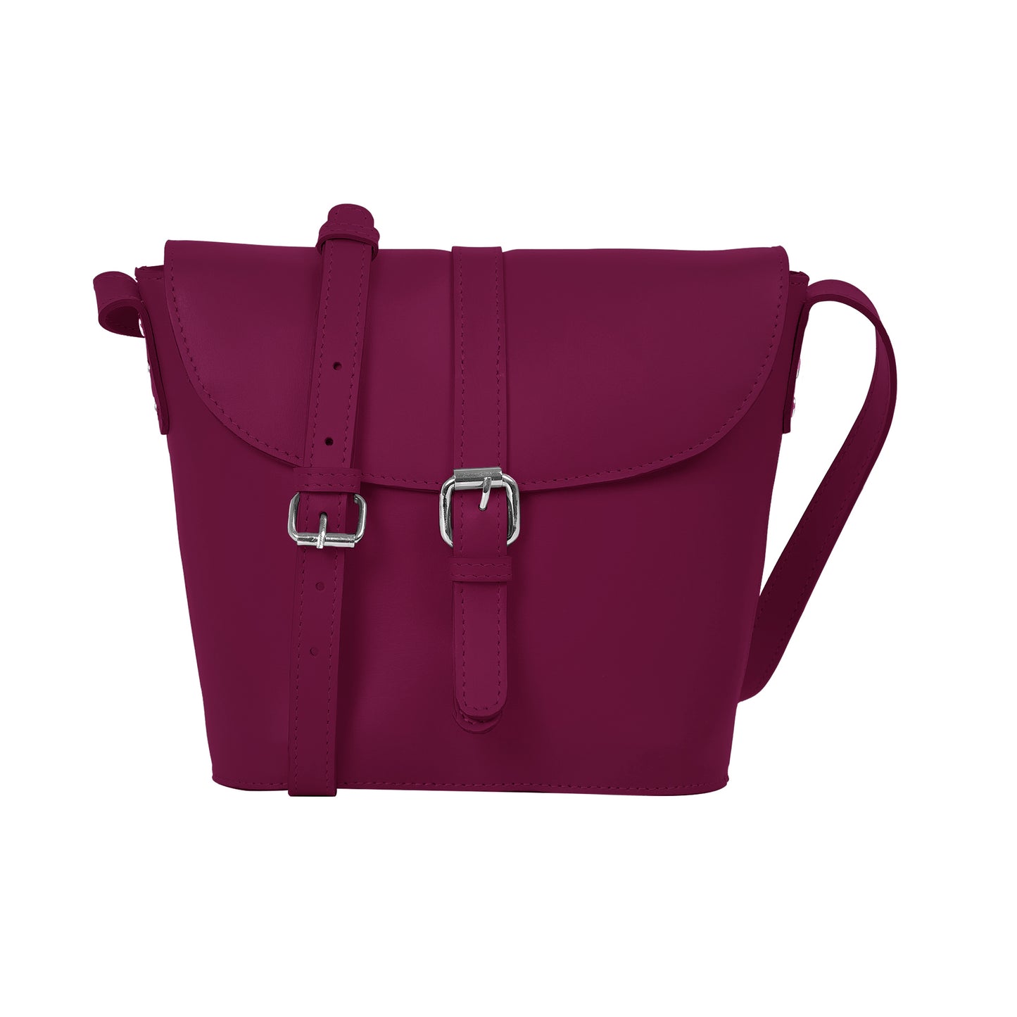 Omax Pink Color Genuine Leather Mini Sling Handbag for Women FL54