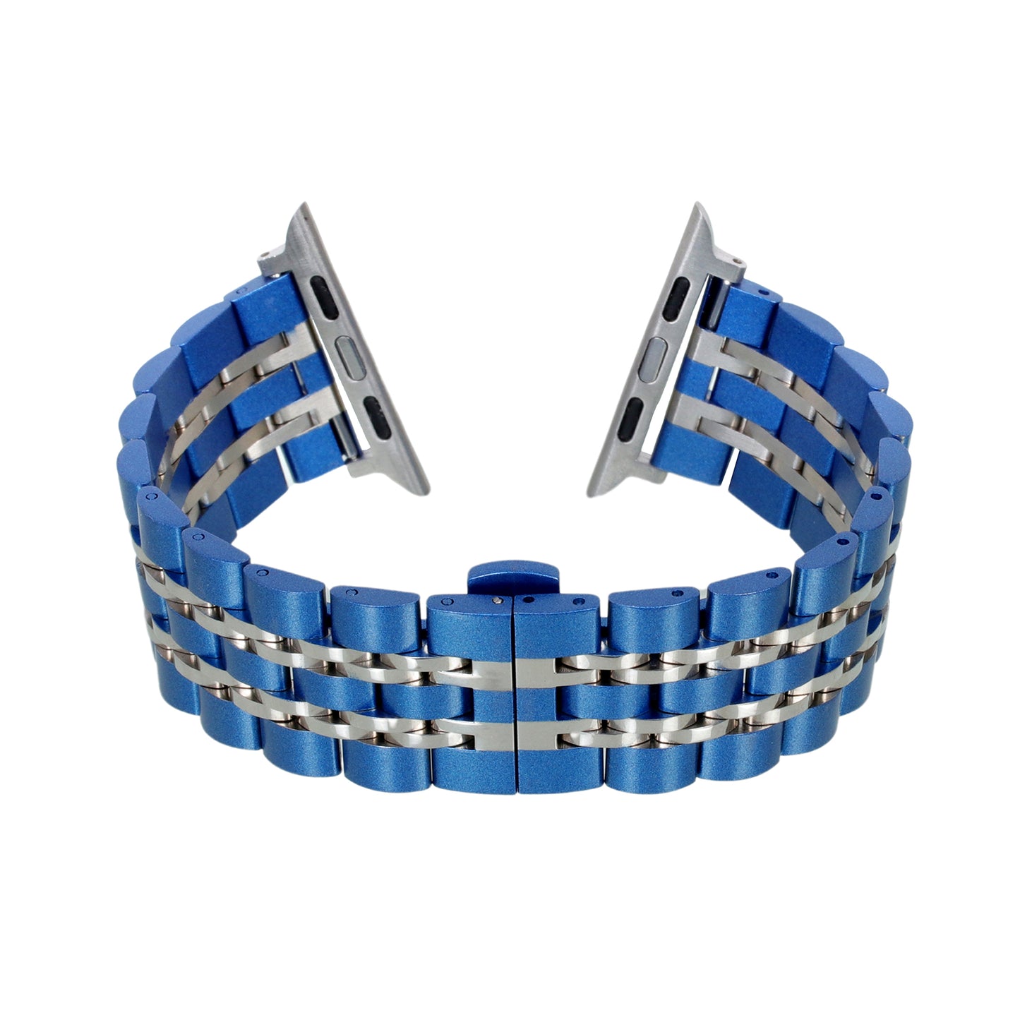 Omax Premium Quality Stainless Steel two tone coloured Watch Strap Compatible for Slim Apple Watch 41mm 40mm 38mm, Snake Apple Watch Strap for iWatch SE SE2 9 8 7 6 5 4 3 2 1, 41mm 40mm 38mm FMS102