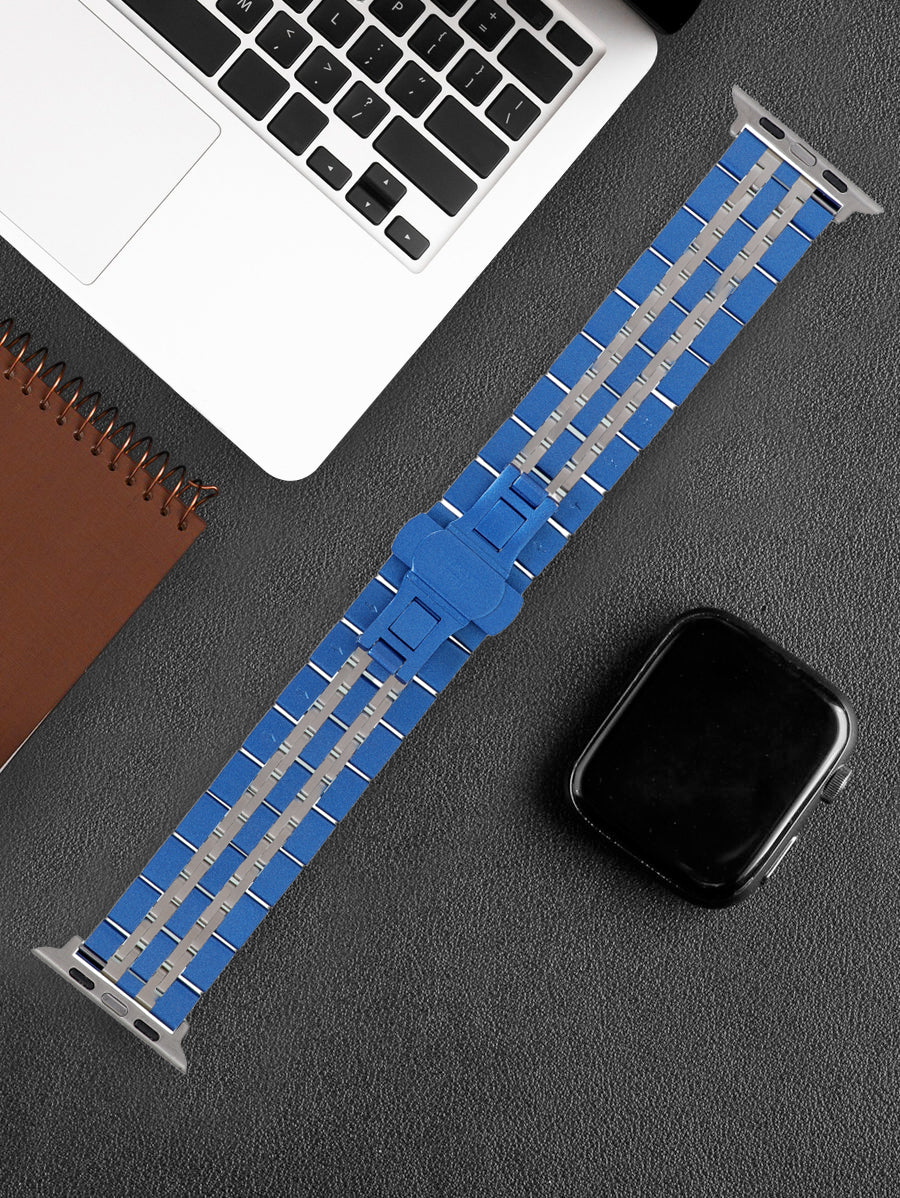 Omax Premium Quality Stainless Steel two tone coloured Watch Strap Compatible for Slim Apple Watch 41mm 40mm 38mm, Snake Apple Watch Strap for iWatch SE SE2 9 8 7 6 5 4 3 2 1, 41mm 40mm 38mm FMS102