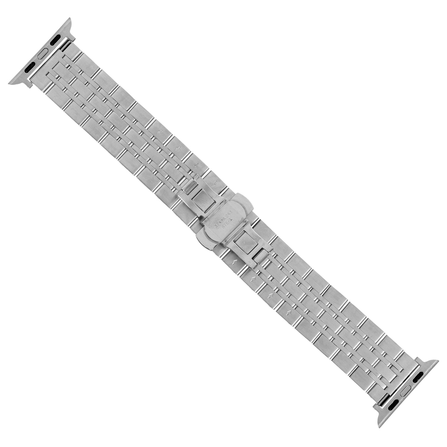 Omax Stainless Steel Metal Chain Bands Compatible with Apple Watch Band Ultra 2 49mm 45mm 44mm 42mm for iWatch Bands Ultra Series 9 8 7 6 5 4 3 2 1 SE SE2 FMS107