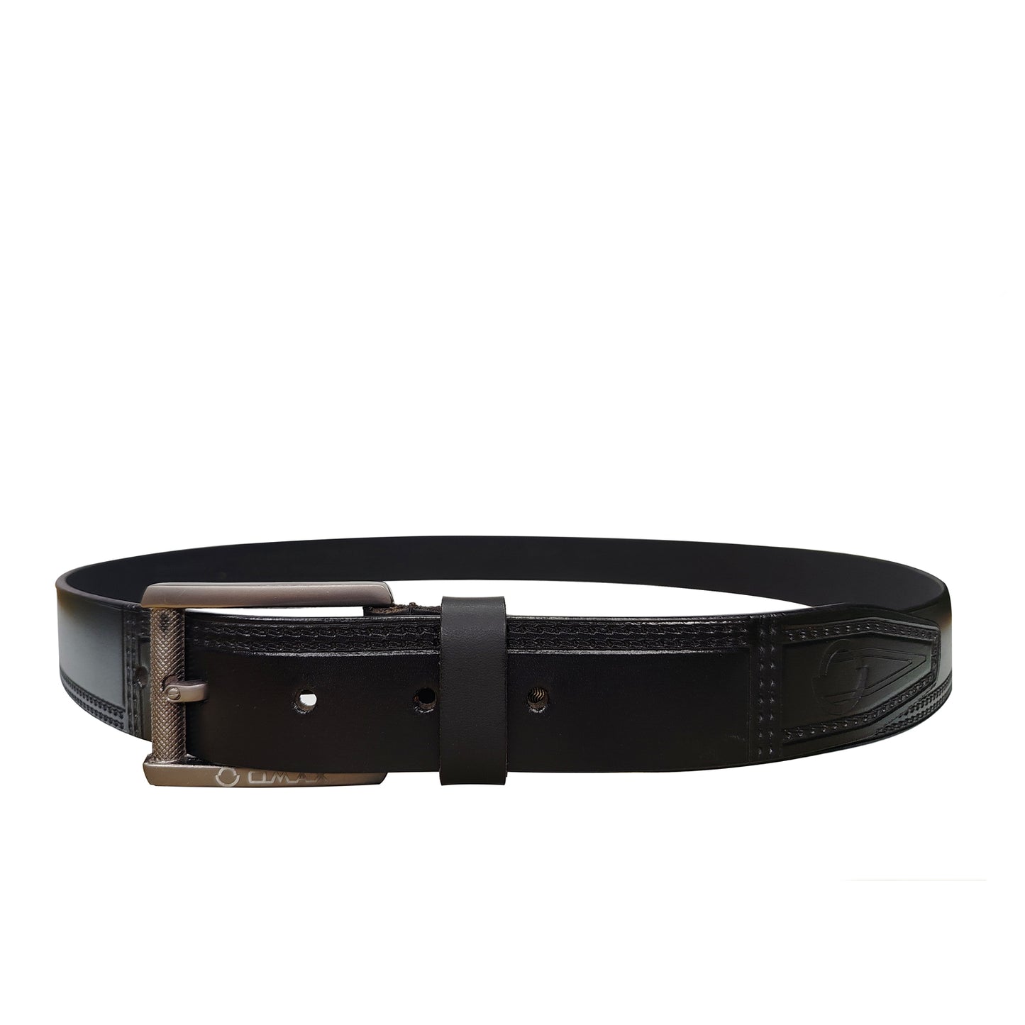 Omax Black Genuine Leather Premium Belts for men BLTBTL023