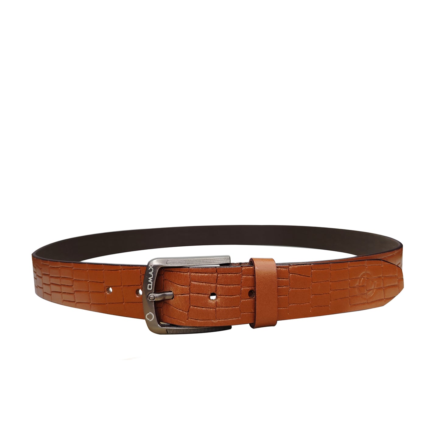 Omax Tan Genuine Leather Premium Braided Belts for men BLTBTL027