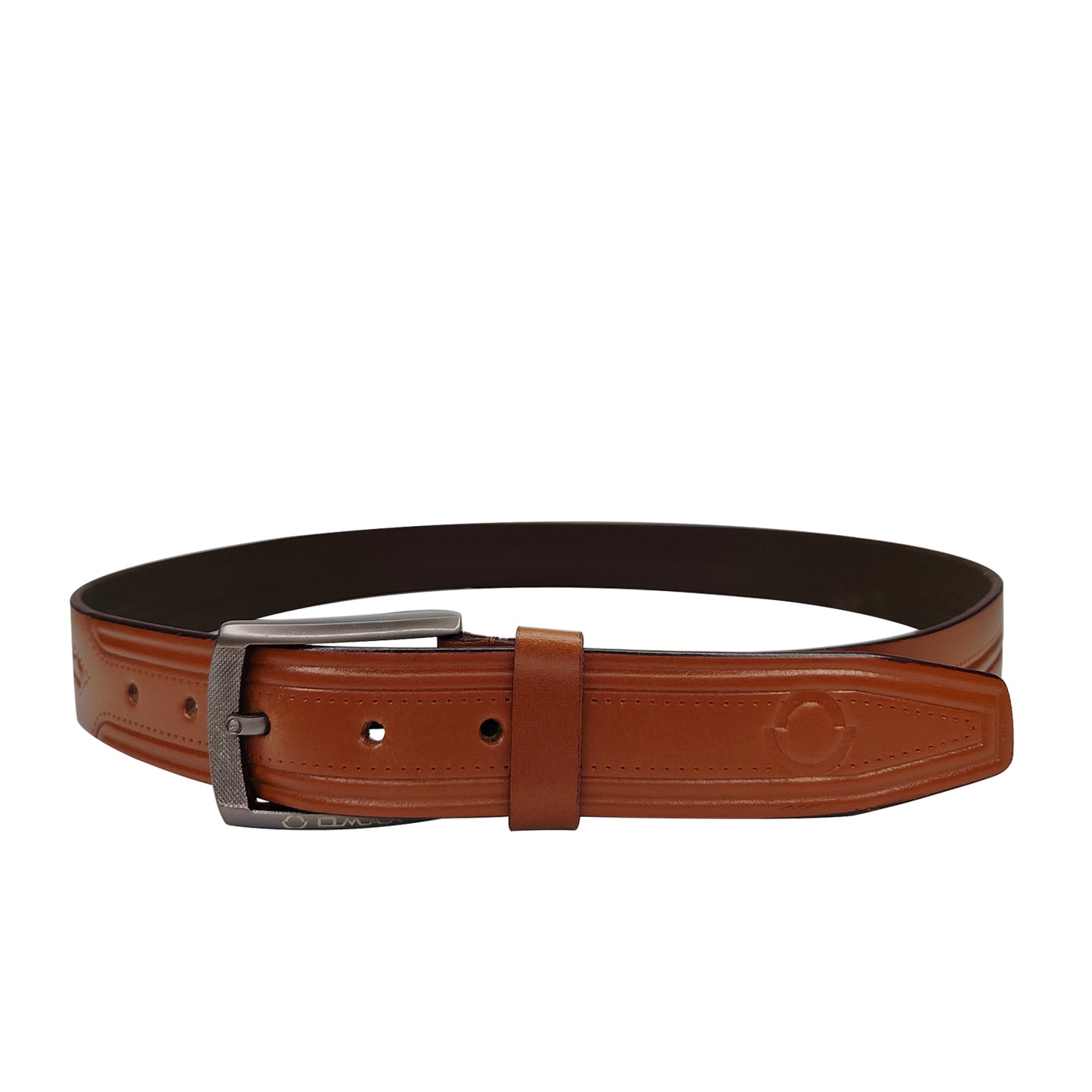 Omax Tan Genuine Leather Premium Belts for men BLTBTL022