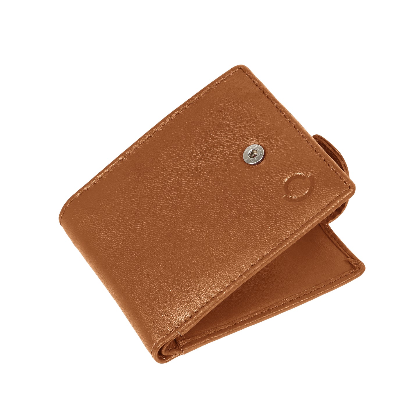 OMAX Tan Loop Closure Soft Genuine Leather Men's Wallet BW256