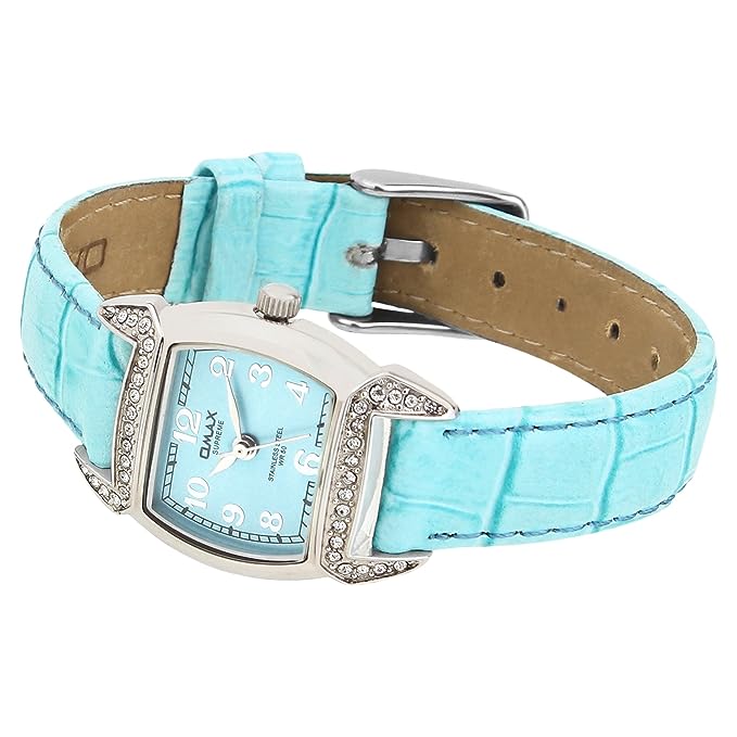 OMAX SKYBLUE STRAP LADIES WATCH