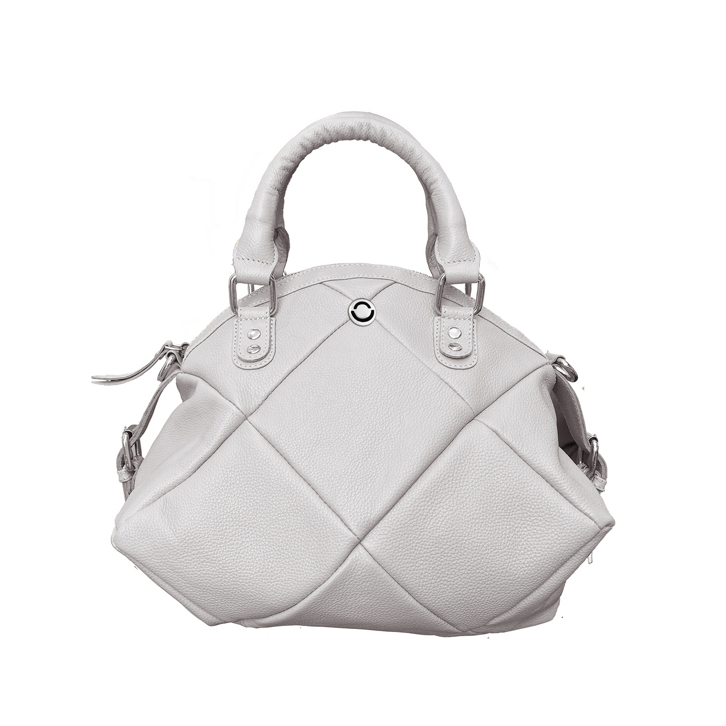 Omax Brown Full Grain Genuine Leather Unique Football Style Handbag for Women LTHRL1