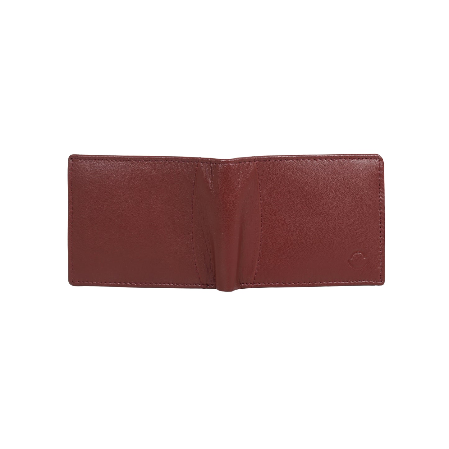 OMAX LTWL10 Cherry Brown Jumbo Multi Flap Softy Geniune Leather Men's Wallet