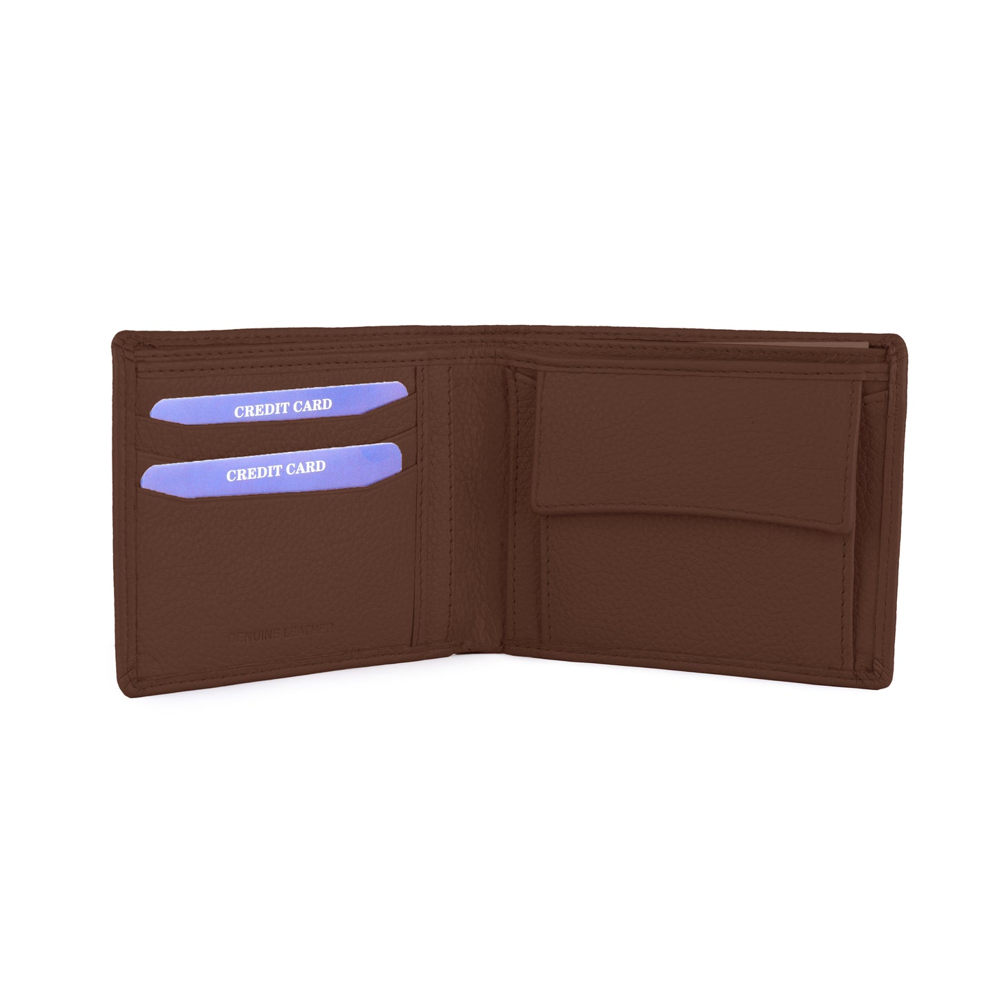 Omax LTWL13 Brown Slim Full Grain Leather Men's Wallet