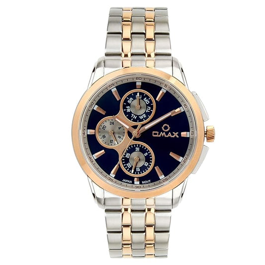 OMAX Analog Multifunction Blue Dial Men’s Watch - MG19C4CI