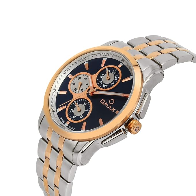 OMAX Analog Multifunction Blue Dial Men’s Watch - MG19C4CI
