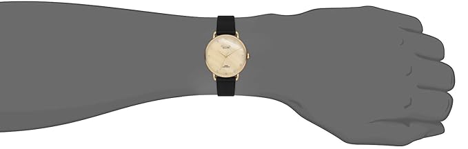 Omax Analog Gold Dial Black Leather Strap Women Watch - PM001G12I