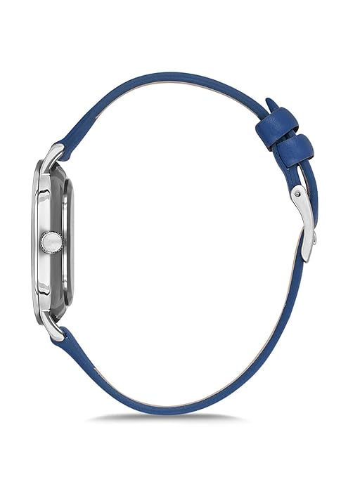 Omax Analog Blue Dial Women’s Watch with Gold Index - PM001P44I