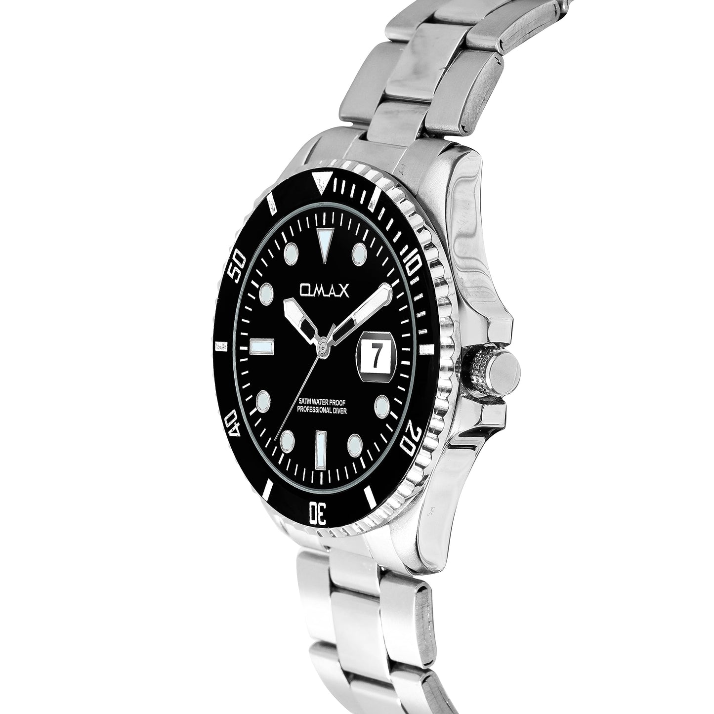 Omax Blu Stainless Steel Watch for Men SS200