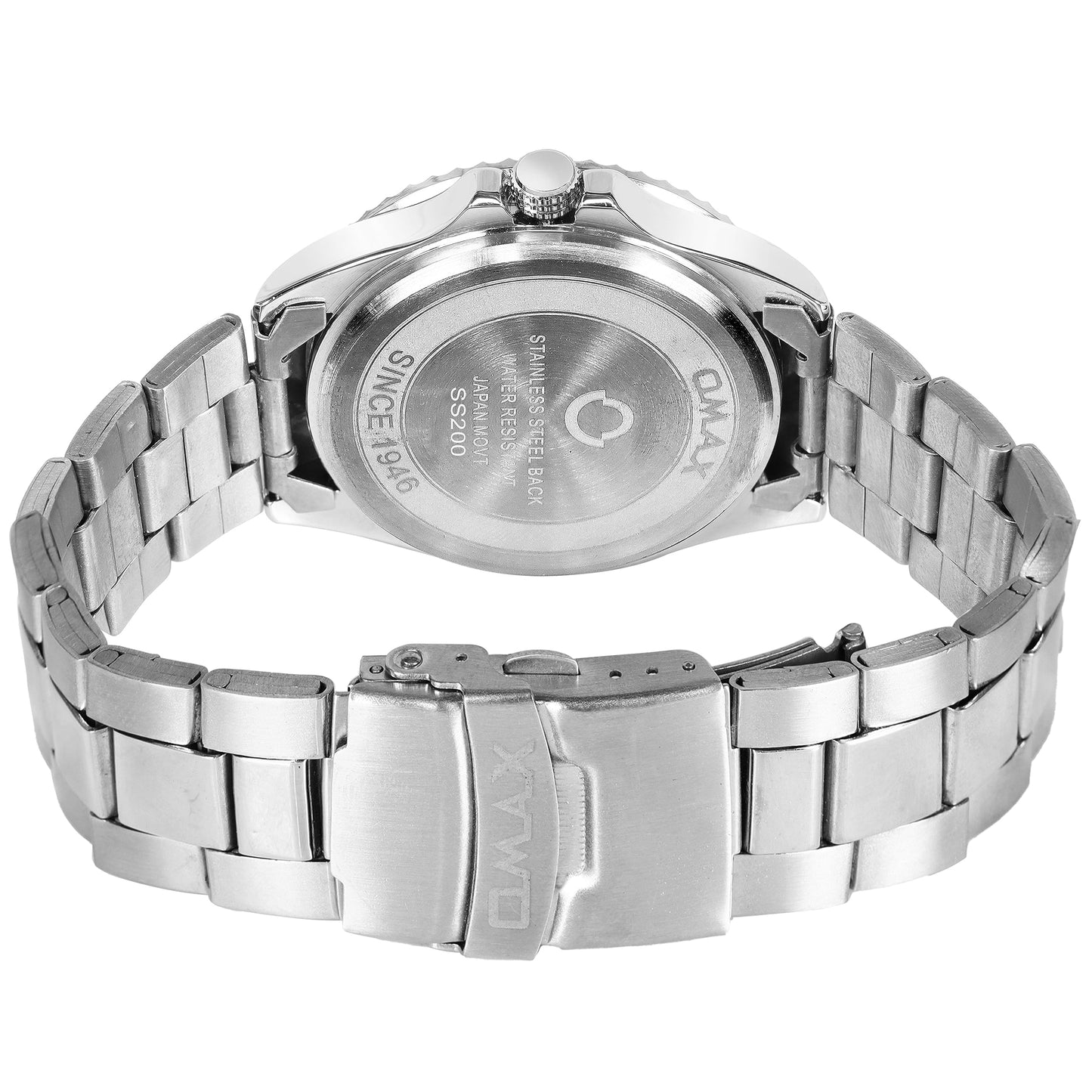 Omax Blu Stainless Steel Watch for Men SS200