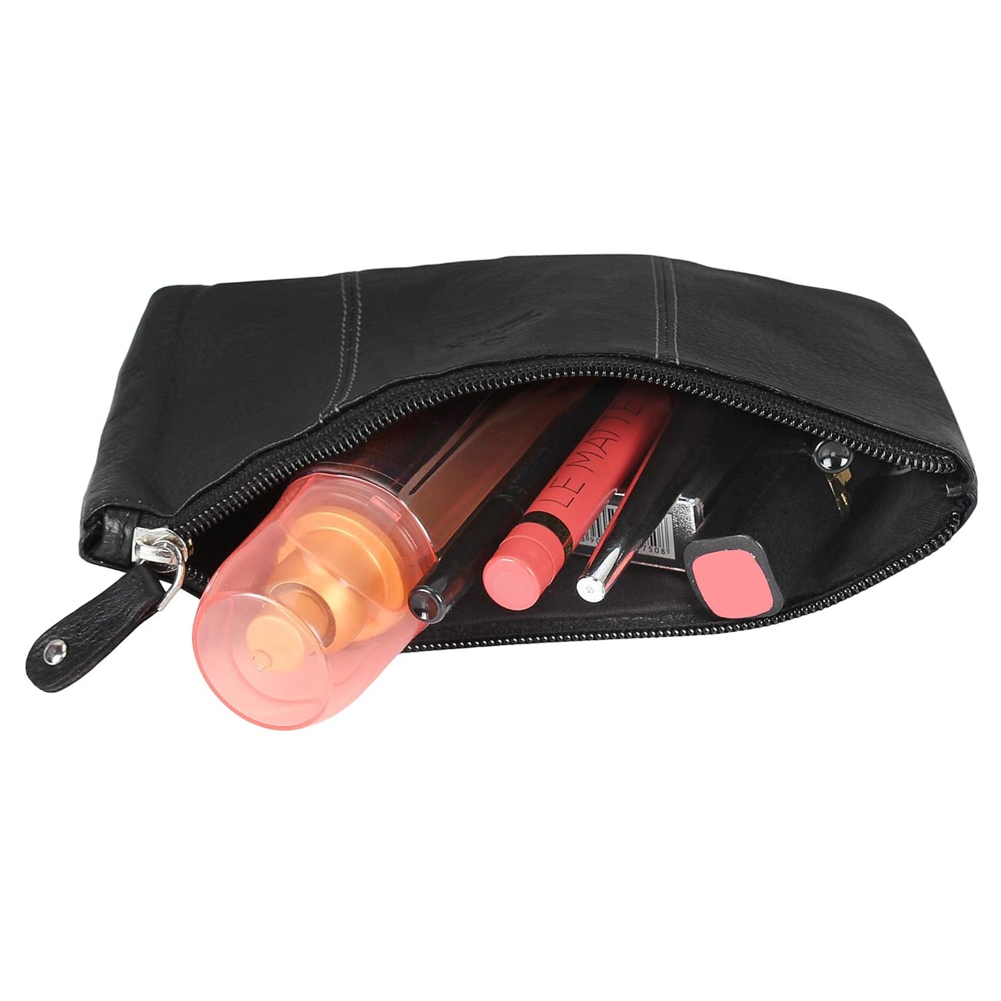OMAX Premium Genuine Leather Toiletry Bag