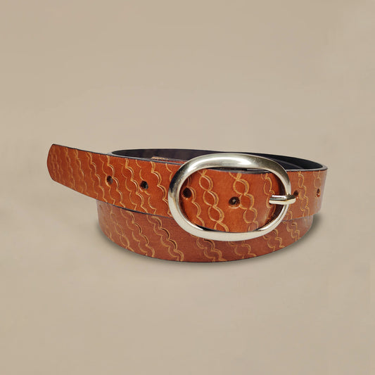 OMAX Genuine Leather Ladies Designer Belt