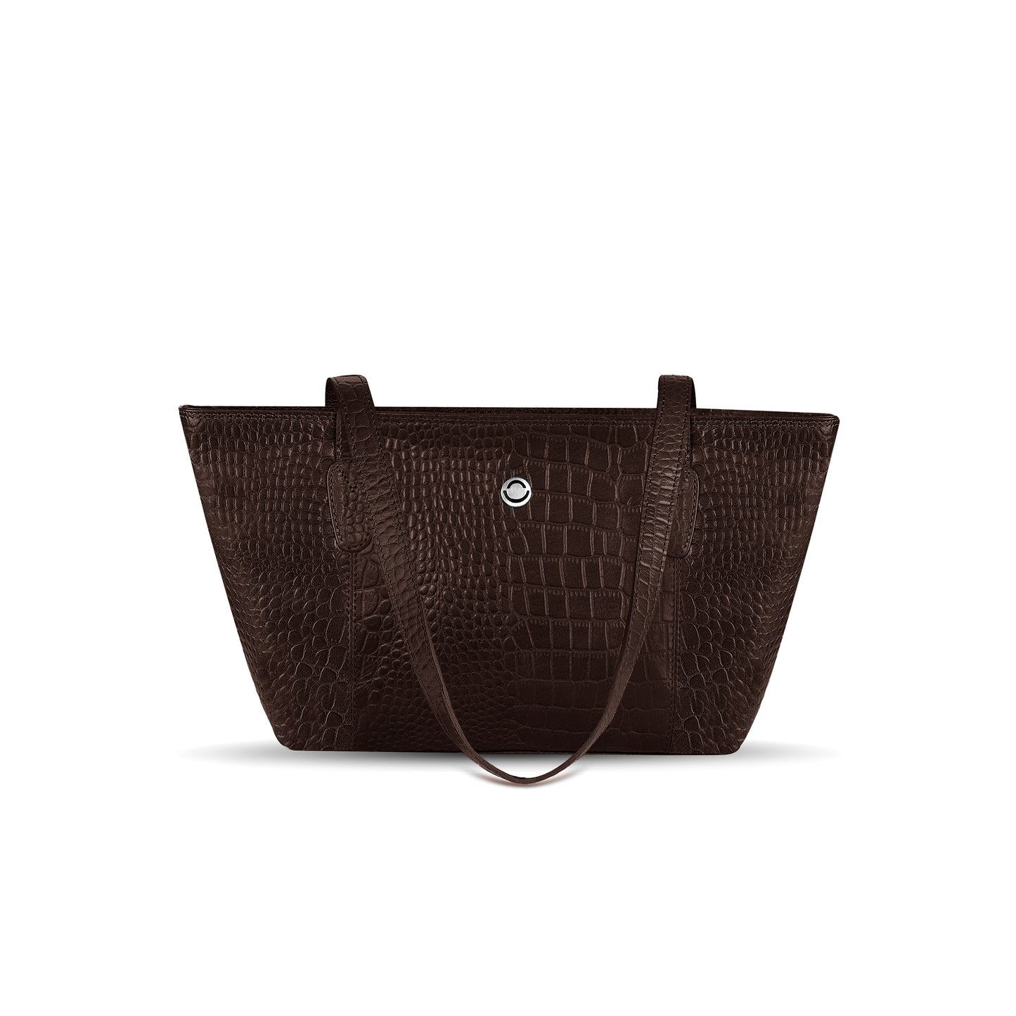 Omax Olive Croco Genuine Leather Meduim Tote Handbag for Women LTHRL7