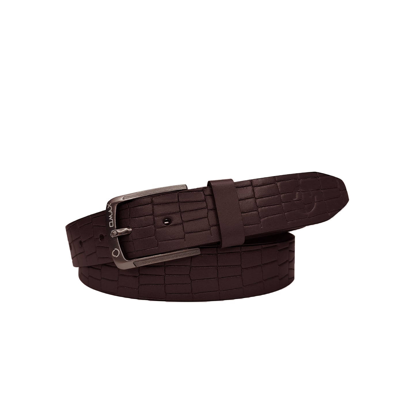 Omax Brown Genuine Leather Premium Braided Belts for men BLTBTL026